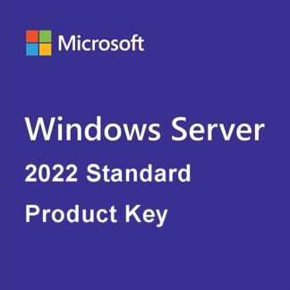 Serveur Microsoft Windows 2022 Clé de produit standard